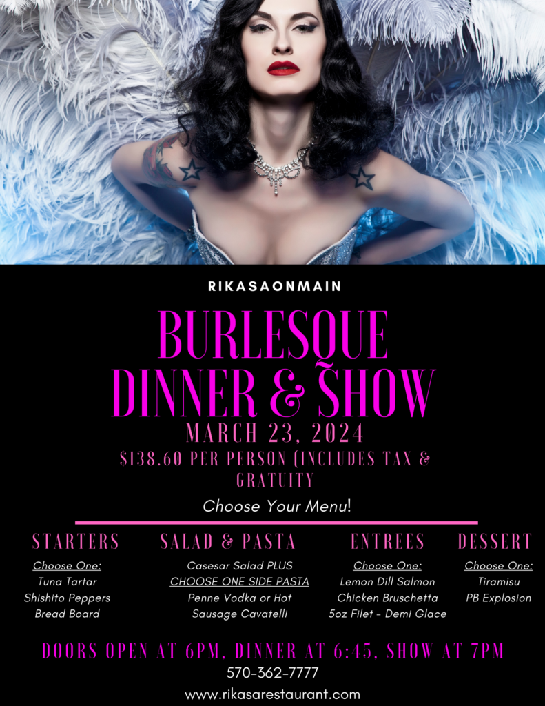 Burlesque Dinner Show - Rikasa Restaurant